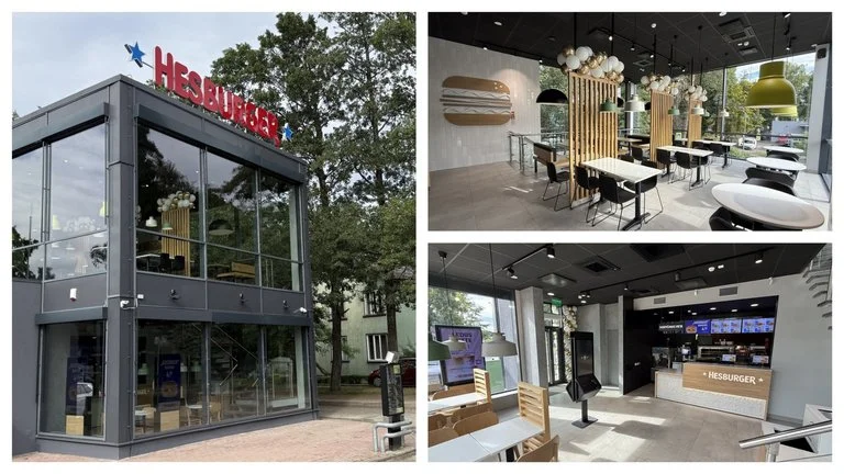 Jūrmalā pēc vērienīgas pārbūves atvērts atjaunotais Hesburger