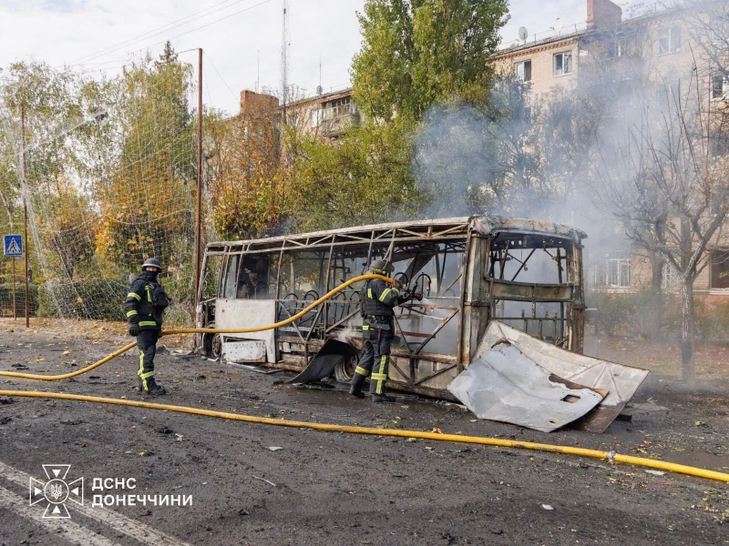 Удар по Краматорску: 12 погибших в результате атаки на автобусы