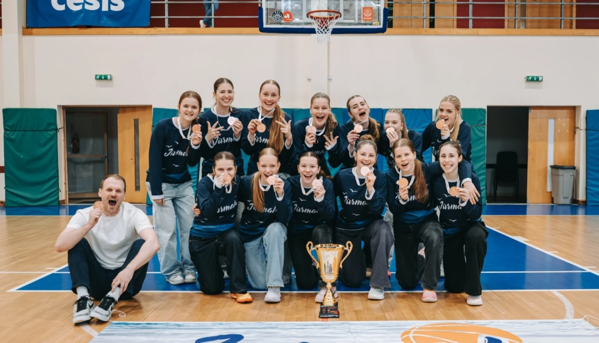 Jūrmalas jaunie basketbolisti izcīna ilgi gaidītās LJBL bronzas