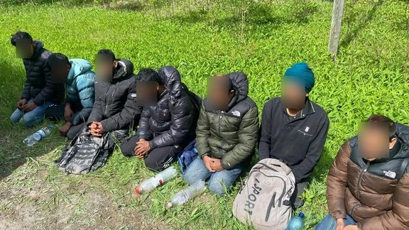 В Огрском крае задержали группу нелегальных мигрантов