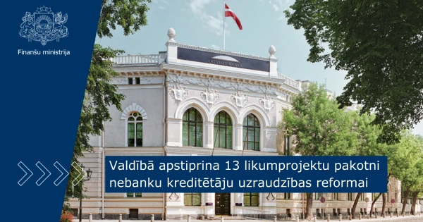 Nebanku kreditētāju uzraudzību pilnībā pārņems Latvijas Banka