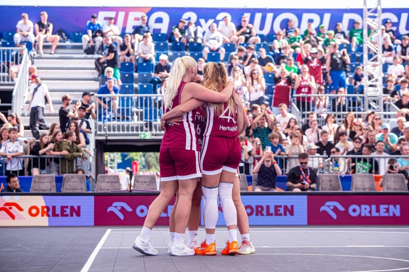 Latvijas 3x3 basketbolistes Pasaules kausā piekāpjas Vācijai