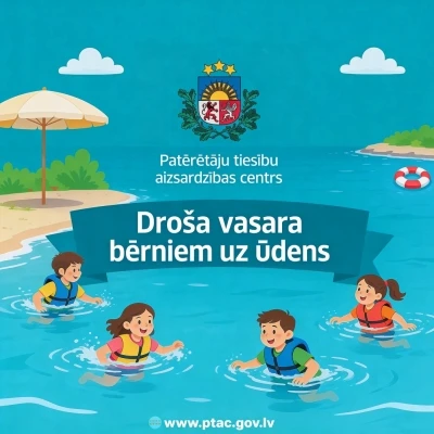 PTAC brīdina: kā izvēlēties drošas peldvestes bērniem