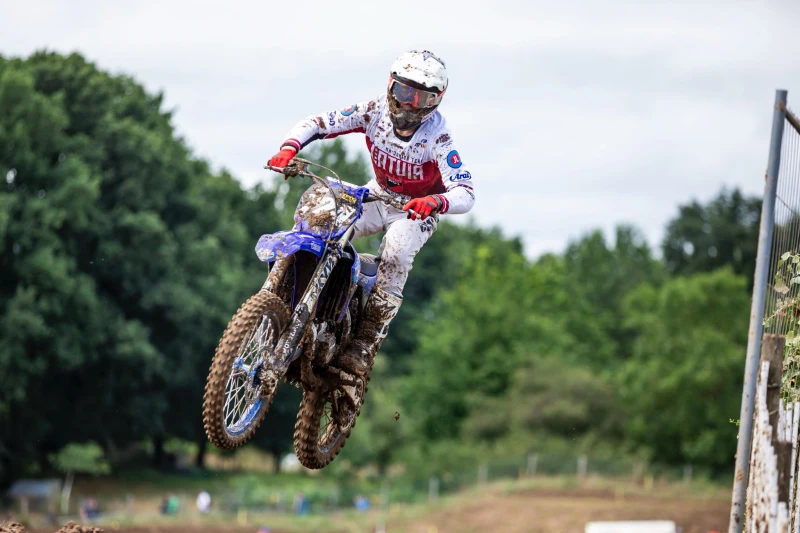 Jēkabs Kubuliņš izcīna piekto vietu Eiropas motokrosa posmā Ķegumā