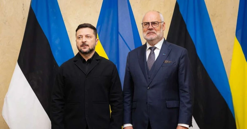 Zelenskis Igaunijā uzsver gatavību miera sarunām