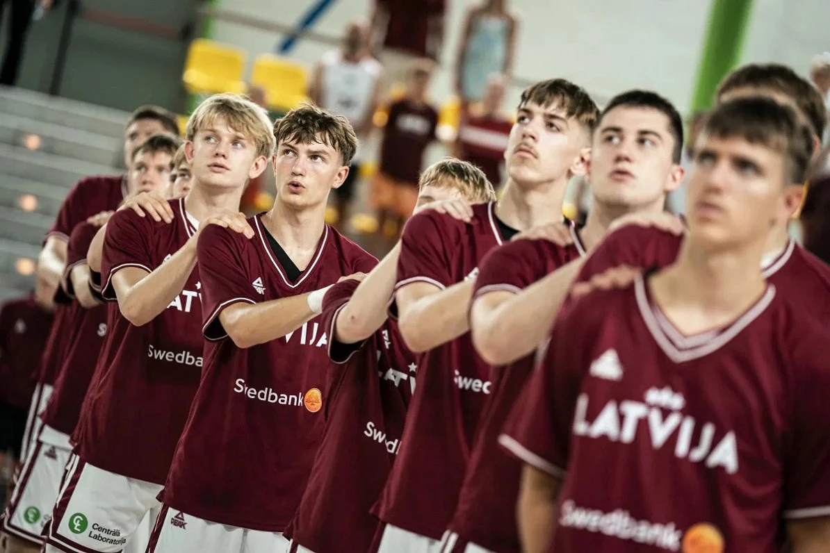 Сборная Латвии по баскетболу U-18 выбыла из элитного дивизиона