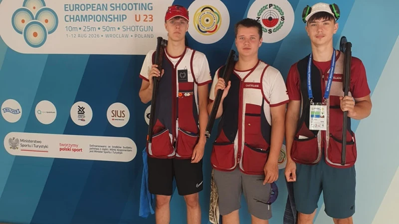 Латвийские стрелки выступили на чемпионате Европы U23 в Польше