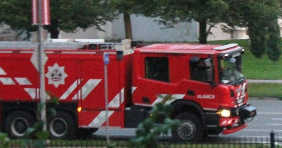 Пожар в Елгавском крае: один человек пострадал