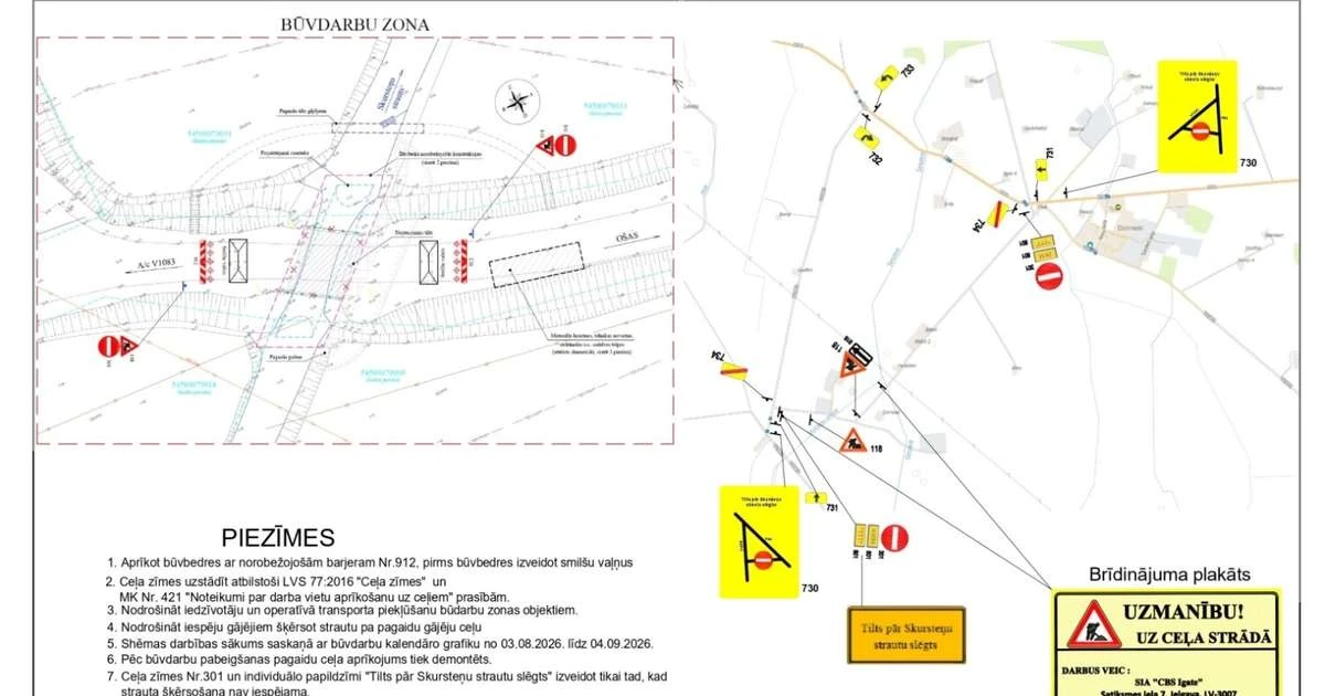 Jaunsvirlaukā sāk Strauta tilta pārbūvi par 96 tūkstošiem eiro
