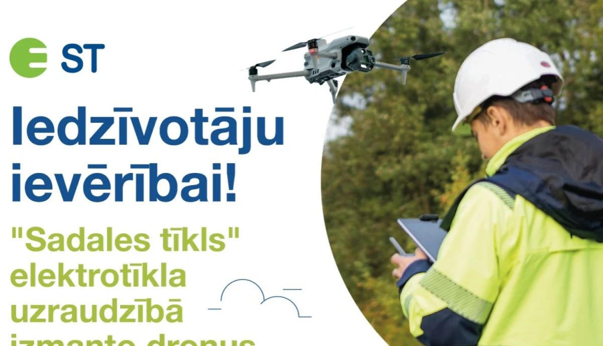Kā atpazīt Sadales tīkla dronus virs sava īpašuma