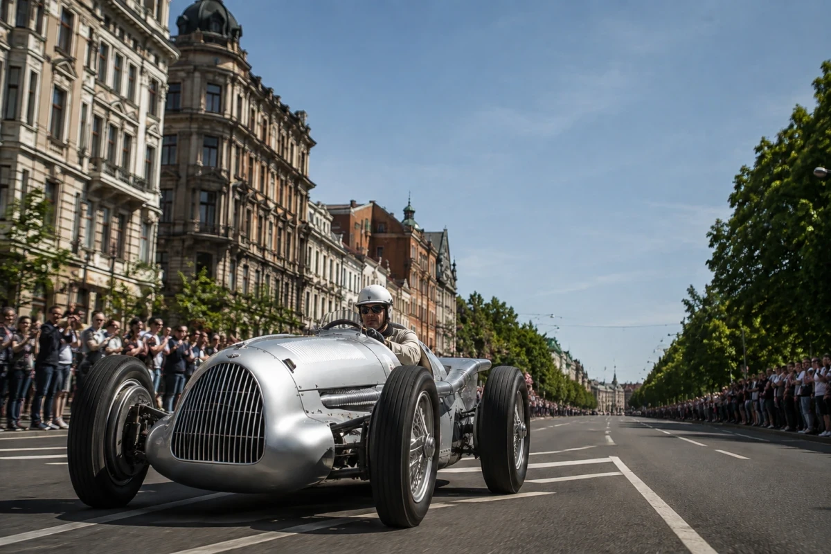 Легендарный Auto Union Type C проедет по улицам Риги 15 августа
