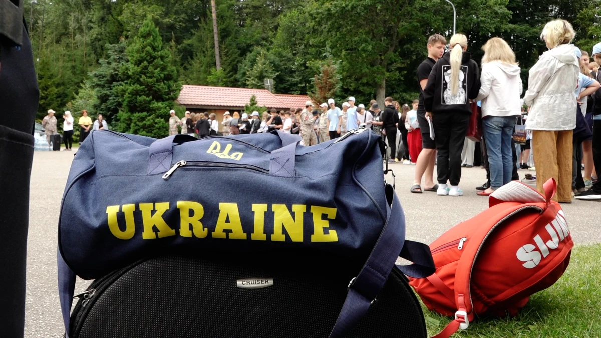 Ukrainas karavīru bērni Latvijā izbauda nedēļu bez kara trauksmēm