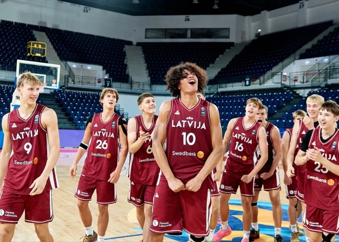 Latvijas U16 basketbolisti pirmo reizi kļūst par Eiropas čempioniem