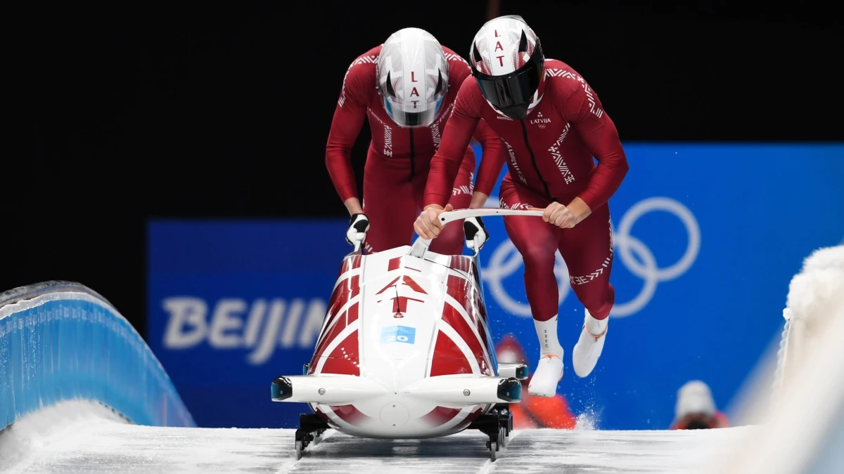 Latvijas bobsleja izlase Jelgavā meklē jaunus talantus