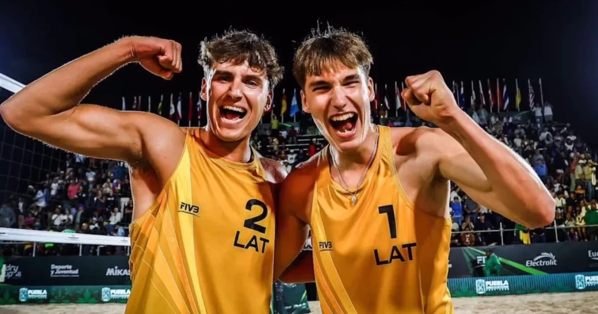 Латвийский дуэт Аузиньш и Фокеротс выиграли чемпионат Европы U-22