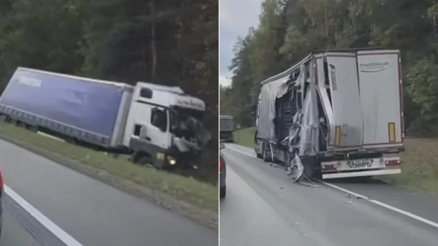 Uz Bauskas šosejas notikusi sešu transportlīdzekļu sadursme