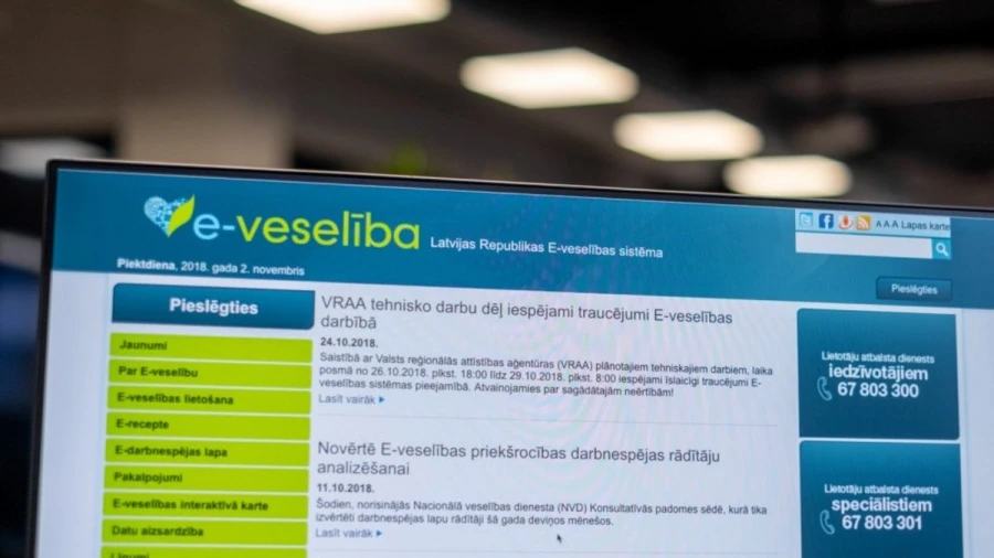Otrdien Latvijā būs traucēta e-veselības pārrobežu pakalpojumu darbība