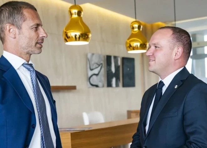 LFF pauž atbalstu Čeferina pārvēlēšanai UEFA prezidenta amatā